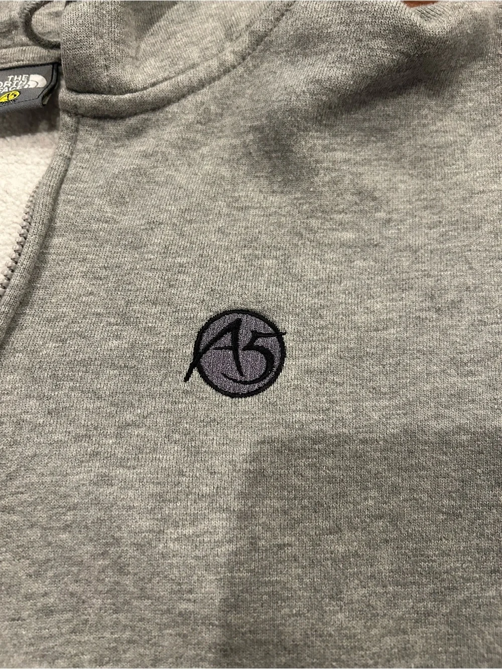 The North Face A5 Series Full Zip Hoodie Gray Mens Medium Sweatshirt